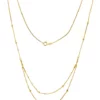 Deals 🎉 Layered Baby Curb Necklace in 10K Yellow Gold by Belk & Co. 👏