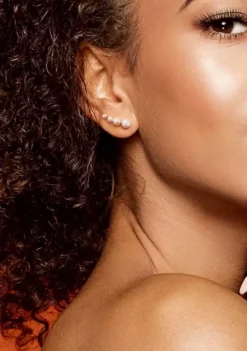 New ✨ Freshwater Cultured Pearl Graduated Stud Earrings in Yellow Plated Sterling Silver by Belk & Co. 🎁 -DealsBelk & Co. Store Belk 16708