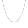 Buy 💯 0.8 Millimeter Round Wheat Chain in 14K White Gold by Belk & Co. 🔔