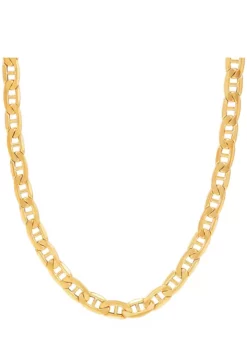 Promo 🔔 5.5 Millimeter Hollow Air Solid Mariner Link Necklace in 10K Yellow Gold by Belk & Co. 😍