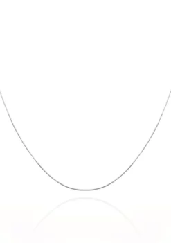 Buy 🔔 14k White Gold Omega Necklace by Belk & Co. ⭐