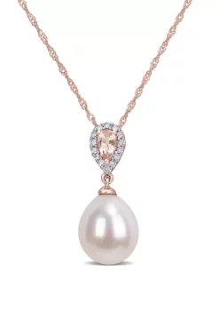 Cheap ๐งจ 9 to 9.5 Millimeter Cultured Freshwater Pearl, 1/4 ct. t.w. Morganite and 1/10 ct. t.w. Diamond Accent Drop Pendant with Chain in 10k Rose Gold by Belk & Co. ๐ 5 Cheap ๐งจ 9 to 9.5 Millimeter Cultured Freshwater Pearl, 1/4 ct. t.w. Morganite and 1/10 ct. t.w. Diamond Accent Drop Pendant with Chain in 10k Rose Gold by Belk & Co. ๐ -DealsBelk & Co. Store Belk 16786