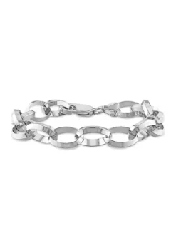 Best Sale ⭐ Sterling Silver Rolo Chain Bracelet, 7.5" by Belk & Co. 😀 -DealsBelk & Co. Store Belk 16792