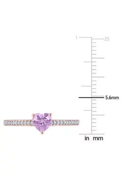 New ๐งจ Heart Shaped Rose de France and 1/10 CT TW Diamond Promise Ring in 10k Rose Gold by Belk & Co. ๐ฏ 9 New ๐งจ Heart Shaped Rose de France and 1/10 CT TW Diamond Promise Ring in 10k Rose Gold by Belk & Co. ๐ฏ -DealsBelk & Co. Store Belk 16835