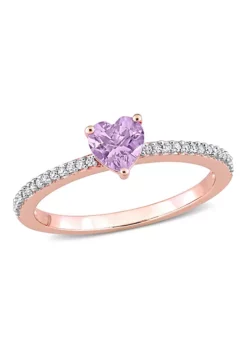 New ๐งจ Heart Shaped Rose de France and 1/10 CT TW Diamond Promise Ring in 10k Rose Gold by Belk & Co. ๐ฏ 11 New ๐งจ Heart Shaped Rose de France and 1/10 CT TW Diamond Promise Ring in 10k Rose Gold by Belk & Co. ๐ฏ -DealsBelk & Co. Store Belk 16837