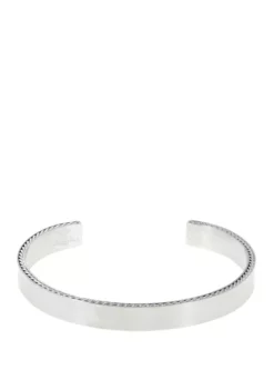 Best Sale ⌛ Stainless Steel Cuff Bangle by Belk & Co. 💯