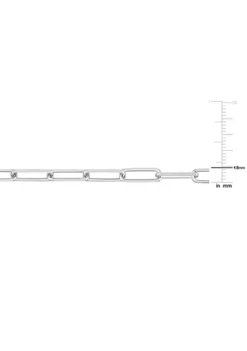 Best deal ⌛ 5MM Diamond Cut Paperclip Chain Necklace in Sterling Silver, 32" by Belk & Co. 🔔 -DealsBelk & Co. Store Belk 16851