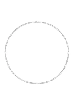 Best deal ⌛ 5MM Diamond Cut Paperclip Chain Necklace in Sterling Silver, 32" by Belk & Co. 🔔 -DealsBelk & Co. Store Belk 16853
