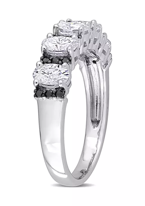 Coupon 🥰 1.5 ct. t.w Created Moissanite and 1/6 ct. t.w. Black Diamond Anniversary Band in 10K White Gold by Belk & Co. 🤩 2 Coupon 🥰 1.5 ct. t.w Created Moissanite and 1/6 ct. t.w. Black Diamond Anniversary Band in 10K White Gold by Belk & Co. 🤩 - Image 2