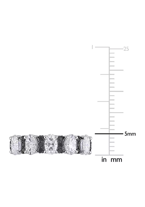 Coupon 🥰 1.5 ct. t.w Created Moissanite and 1/6 ct. t.w. Black Diamond Anniversary Band in 10K White Gold by Belk & Co. 🤩 4 Coupon 🥰 1.5 ct. t.w Created Moissanite and 1/6 ct. t.w. Black Diamond Anniversary Band in 10K White Gold by Belk & Co. 🤩 - Image 4