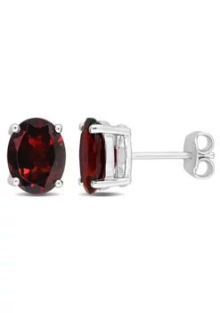 Top 10 🤩 4.4 ct. t.g.w. Garnet Stud Earrings in Sterling Silver by Belk & Co. 🌟 -DealsBelk & Co. Store Belk 16944