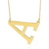 Cheap 😉 10k Yellow Gold Horizontal A Necklace by Belk & Co. ❤️