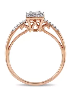 Promo 💯 1/5 ct. t.w. Diamond Princess Cut Engagement Ring by Belk & Co. 🧨 -DealsBelk & Co. Store Belk 16994