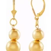 Brand new ✨ Double Bead Drop Earrings in 14K Yellow Gold by Belk & Co. 🛒