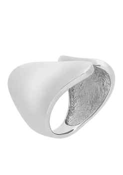 Discount 🛒 Polished Wide Cuff Band Ring in Sterling Silver by Belk & Co. 👏 -DealsBelk & Co. Store Belk 17103