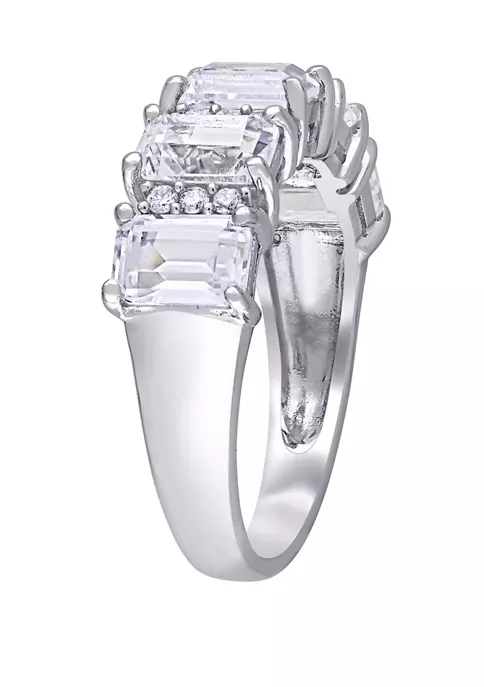 Deals ๐ฏ 3.3 ct. t.w. Lab Created White Sapphire and 1/10 ct. t.w. Diamond Semi-Eternity Ring in 10K White Gold by Belk & Co. โจ 2 Deals ๐ฏ 3.3 ct. t.w. Lab Created White Sapphire and 1/10 ct. t.w. Diamond Semi-Eternity Ring in 10K White Gold by Belk & Co. โจ - Image 2