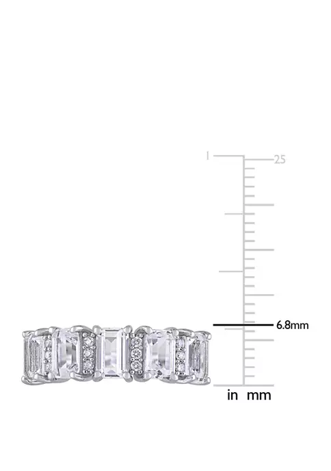 Deals ๐ฏ 3.3 ct. t.w. Lab Created White Sapphire and 1/10 ct. t.w. Diamond Semi-Eternity Ring in 10K White Gold by Belk & Co. โจ 4 Deals ๐ฏ 3.3 ct. t.w. Lab Created White Sapphire and 1/10 ct. t.w. Diamond Semi-Eternity Ring in 10K White Gold by Belk & Co. โจ - Image 4