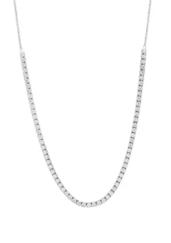 Cheap ✔️ 1 ct. t.w. Diamond Link Necklace in 10K White Gold by Belk & Co. ✔️