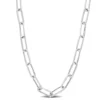 Cheapest 🤩 5MM Diamond Cut Paperclip Chain Necklace in Sterling Silver, 24" by Belk & Co. 🌟
