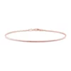Buy 😍 18k Rose Gold Plated Sterling Silver 1.2mm Snake Chain Anklet, 9" by Belk & Co. 👏