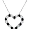 Best Pirce ✨ Onyx Heart Pendant Necklace in Sterling Silver by Belk & Co. ✨