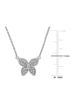 Buy 😍 1/8 ct. t.w. Diamond Butterfly Pendant with Chain in 10k White Gold by Belk & Co. 👏 5 Buy 😍 1/8 ct. t.w. Diamond Butterfly Pendant with Chain in 10k White Gold by Belk & Co. 👏 -DealsBelk & Co. Store Belk 17277