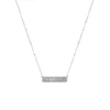 Promo ✨ 1/4 ct. t.w. Diamond Bar Necklace in Sterling Silver by Belk & Co. 💯