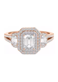 Best deal โ๏ธ 1 ct. t.w. Diamond Ring in 14K Rose Gold by Belk & Co. โจ