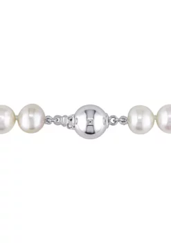 Buy 😉 8-9MM Cultured Freshwater Pearl 16" Strand Necklace with Sterling Silver Clasp by Belk & Co. 🔔 -DealsBelk & Co. Store Belk 17409