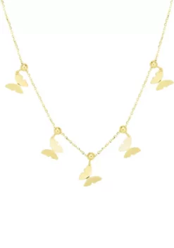 Coupon 🎁 14KY BUTTERFLY NECKLACE by Belk & Co. 😀 -DealsBelk & Co. Store Belk 17420