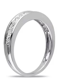Brand new 🎁 3/4 ct. t.w. Diamond Anniversary Band in 14K White Gold by Belk & Co. ⌛ -DealsBelk & Co. Store Belk 17445