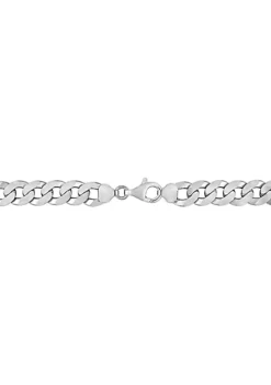 Cheap ⭐ 10.2MM Curb Link Chain Anklet in Sterling Silver, 9" by Belk & Co. 👍 -DealsBelk & Co. Store Belk 17475