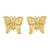 Wholesale ❤️ Kids Butterfly Earrings in 14K Yellow Gold by Belk & Co. ❤️