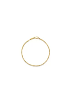 Wholesale 🤩 14K Yellow Gold Beaded Bracelet by Belk & Co. 🛒