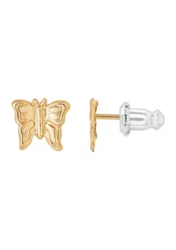 Wholesale ❤️ Kids Butterfly Earrings in 14K Yellow Gold by Belk & Co. ❤️ -DealsBelk & Co. Store Belk 1751