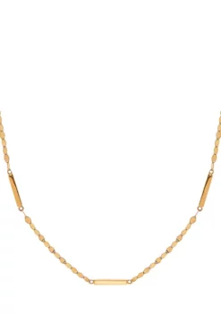Outlet ❤️ 10K Yellow Gold Square Bar Necklace by Belk & Co. ✨