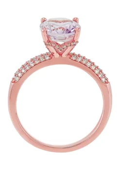 Wholesale 🎁 1/4 ct. t.w. Diamonds and 2.4 ct. t.w. Pink Amethyst Ring in 14K Rose Gold by Belk & Co. 🛒 6 Wholesale 🎁 1/4 ct. t.w. Diamonds and 2.4 ct. t.w. Pink Amethyst Ring in 14K Rose Gold by Belk & Co. 🛒 -DealsBelk & Co. Store Belk 17654