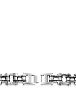 Promo 🔔 Men's Stainless Steel Motorcycle Chain Bracelet by Belk & Co. 😉 -DealsBelk & Co. Store Belk 1766