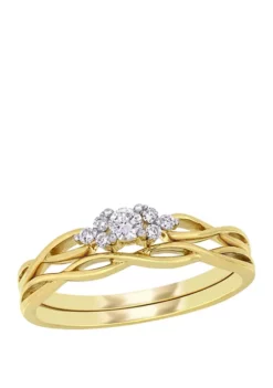 Brand new ๐ฅฐ 2 Piece 1/6 ct. t.w. Diamond Infinity Bridal Set in 10k Yellow Gold by Belk & Co. ๐ฅ 7 Brand new ๐ฅฐ 2 Piece 1/6 ct. t.w. Diamond Infinity Bridal Set in 10k Yellow Gold by Belk & Co. ๐ฅ -DealsBelk & Co. Store Belk 17722