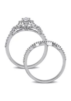 Top 10 🥰 3/4 CT TW Pear and Round Shape Diamond Halo Split Shank Bridal Set in 14k White Gold by Belk & Co. 👏 10 Top 10 🥰 3/4 CT TW Pear and Round Shape Diamond Halo Split Shank Bridal Set in 14k White Gold by Belk & Co. 👏 -DealsBelk & Co. Store Belk 17756