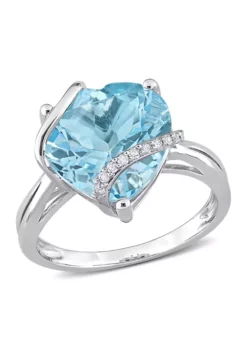 Wholesale ๐งจ 9 CT TGW Sky Blue Topaz and Diamond Accent Heart Wrapped Ring in Sterling Silver by Belk & Co. ๐ 11 Wholesale ๐งจ 9 CT TGW Sky Blue Topaz and Diamond Accent Heart Wrapped Ring in Sterling Silver by Belk & Co. ๐ -DealsBelk & Co. Store Belk 17780