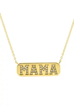 Cheapest 🎉 1/8 ct. t.w. Diamond Mama Necklace in Gold Over Silver by Belk & Co. 👏 -DealsBelk & Co. Store Belk 17789