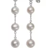 Brand new 👏 6-7 Millimeter Cultured Freshwater Pearl Tin Cup Drop Earrings in 10KT White Gold by Belk & Co. 😍