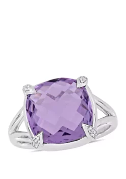 Best Sale 👍 7.8 ct. t.w. Amethyst and 1/10 ct. t.w. White Topaz Split Shank Cocktail Ring in Sterling Silver by Belk & Co. ✨ 7 Best Sale 👍 7.8 ct. t.w. Amethyst and 1/10 ct. t.w. White Topaz Split Shank Cocktail Ring in Sterling Silver by Belk & Co. ✨ -DealsBelk & Co. Store Belk 17843