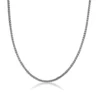 Cheapest 🔥 Stainless Steel 3.5 Millimeter Round Box Chain Necklace with Black Ion Plating, 18 Inch by Belk & Co. 🧨