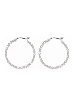 Best Sale 🥰 S/S BEADED HOOP EARRING by Belk & Co. 🤩 -DealsBelk & Co. Store Belk 17867