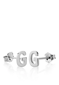 Discount 🔔 Sterling Silver G Initial Earrings by Belk & Co. 🎉