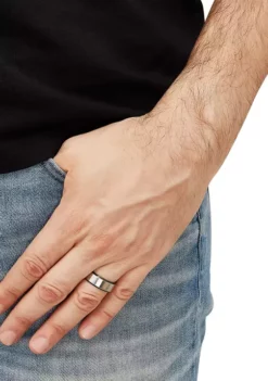 Best deal 🤩 8 Millimeter Two Tone Gents Band in Stainless Steel by Belk & Co. 🔥 -DealsBelk & Co. Store Belk 17968