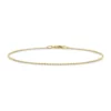 Coupon ⭐ 18k Yellow Gold Plated Sterling Silver 1mm Ball Chain Anklet, 9" by Belk & Co. 🤩