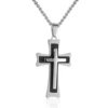 Budget 🔥 Men's Stainless Steel Cross Pendant by Belk & Co. ⭐